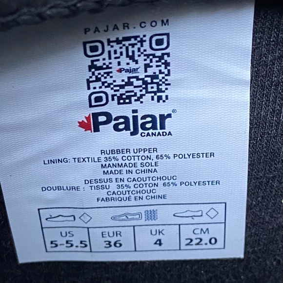 NWT Pajar shiny Black tall boots  sz 5-5.5 - Picture 7 of 7